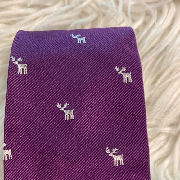 J.Crew Man Tie brand new with tag color purple see all photos - Picture 3 of 8